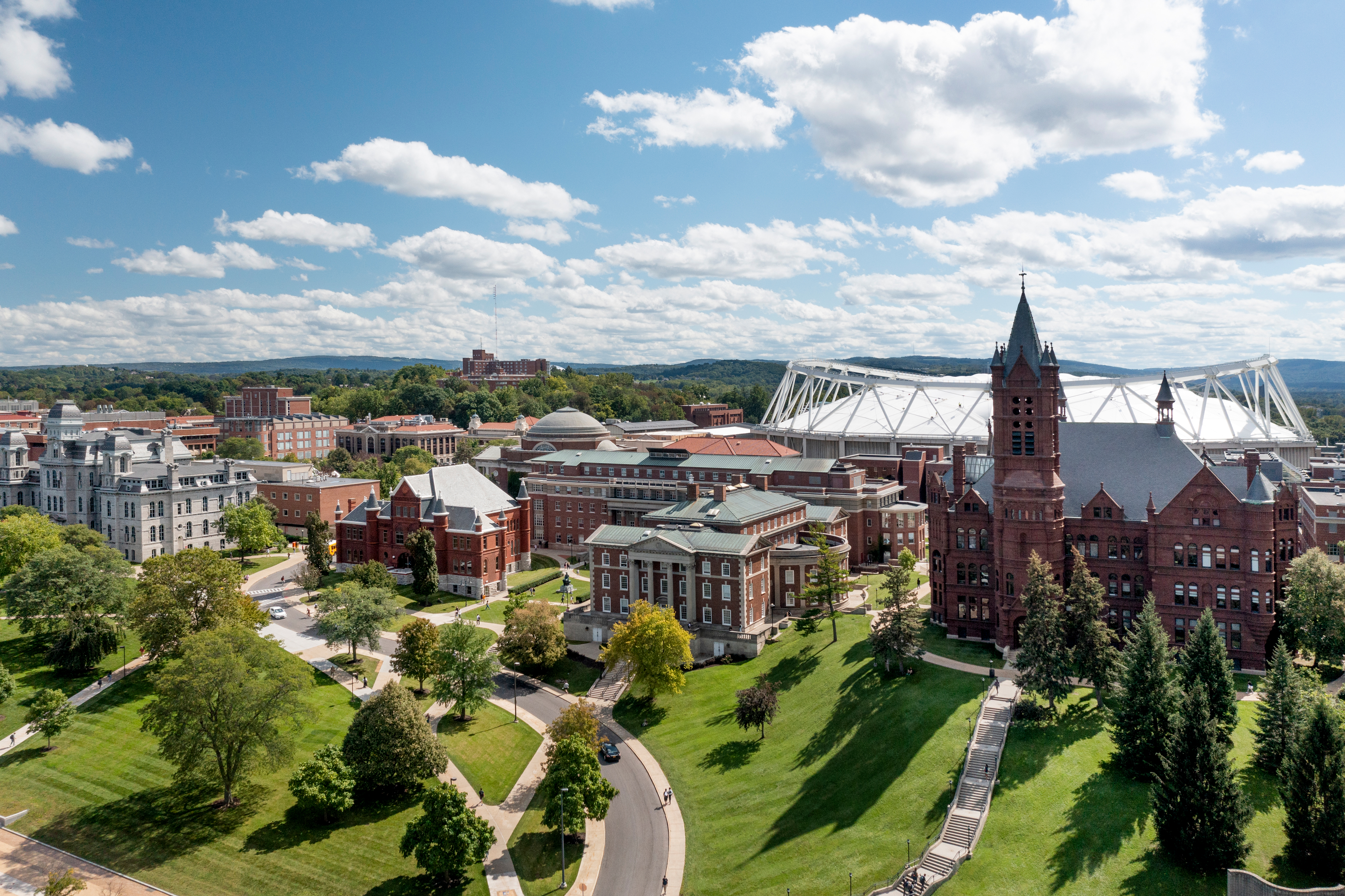 Syracuse University Campus Arial View Picture